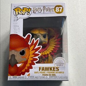 Funko Pop! Harry Potter Fawkes Figure - Red and Yellow